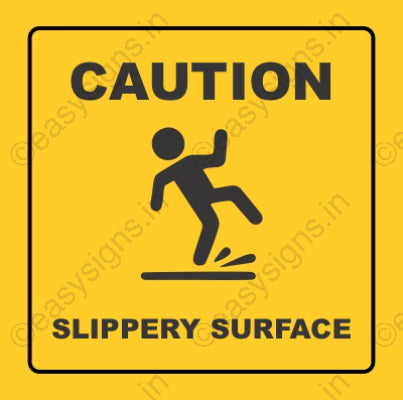 Caution Slippery Surface
