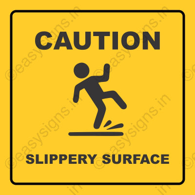 Caution Slippery Surface