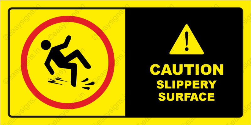 Caution Slippery Surface