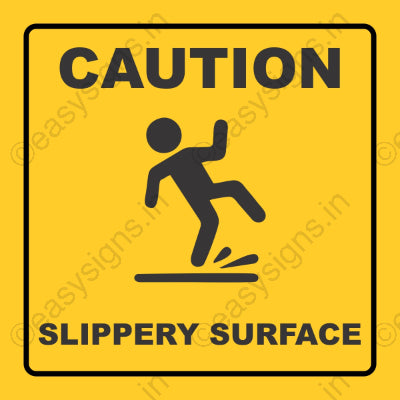 Caution Slippery Surface