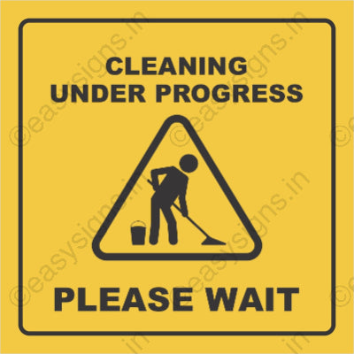 Cleaning Under Process Please Wait