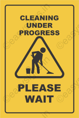 Cleaning Under Process Please Wait
