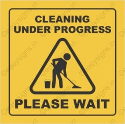Cleaning Under Progress Please Wait