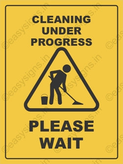 Cleaning Under Progress Please Wait