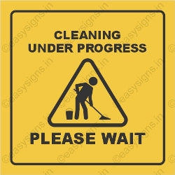 Cleaning Under Progress Please Wait