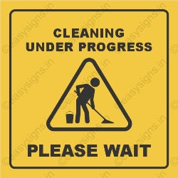 Cleaning Under Progress Please Wait