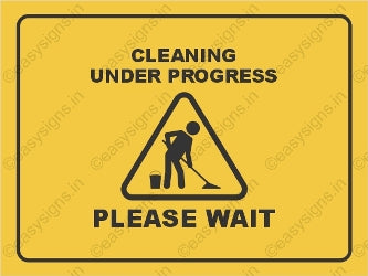 Cleaning Under Progress Please Wait