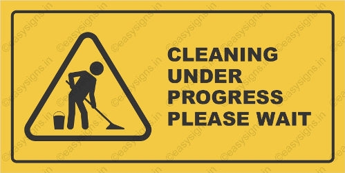Cleaning Under Progress Please Wait
