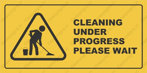 Cleaning Under Progress Please Wait