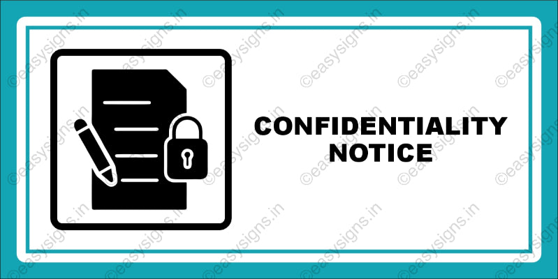 Confidentiality Notice