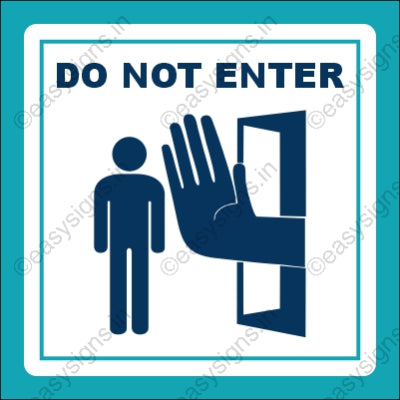 Do Not Enter
