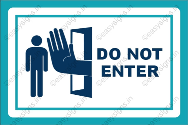 Do Not Enter