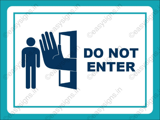 Do Not Enter