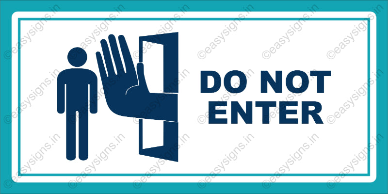 Do Not Enter