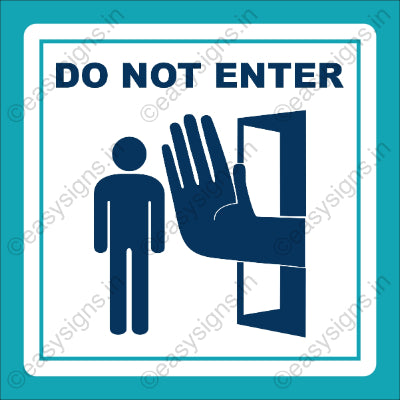 Do Not Enter