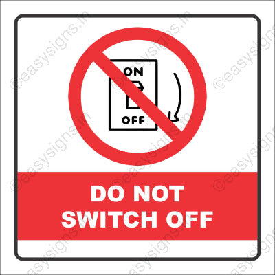 Do Not Switch Off