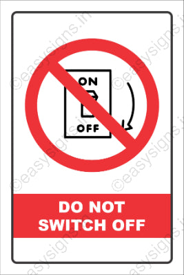 Do Not Switch Off