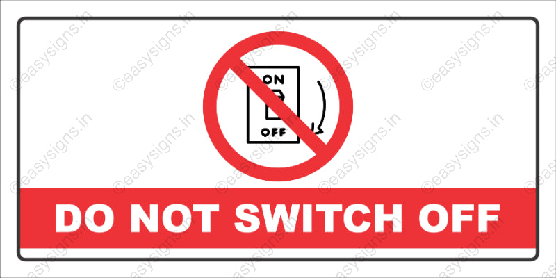 Do Not Switch Off