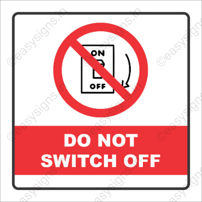 Do Not Switch Off