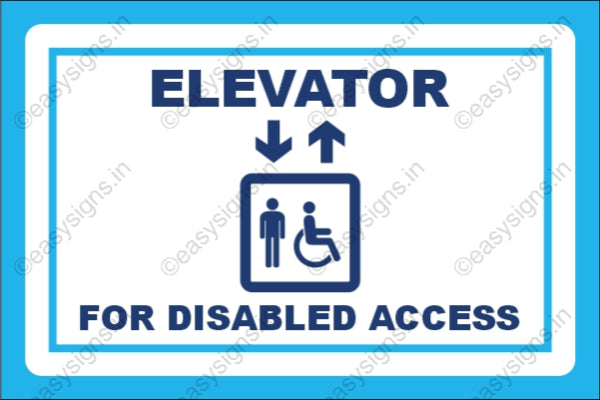 Elevator for Disabled Access