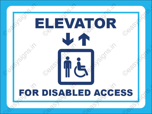 Elevator for Disabled Access