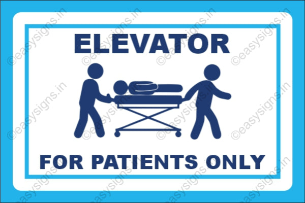 Elevator for Patients Only