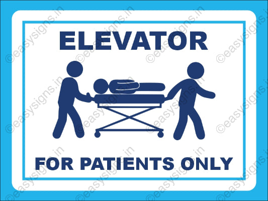 Elevator for Patients Only