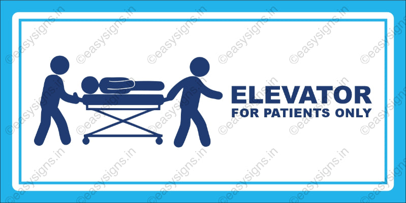 Elevator for Patients Only