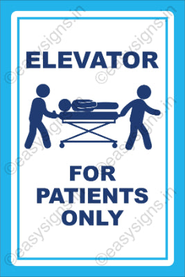 Elevator for Patients Only