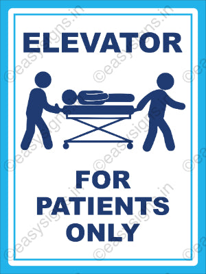 Elevator for Patients Only