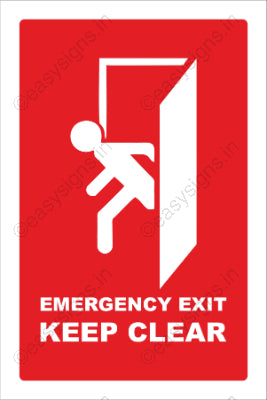 Emergency Exit Keep Clear