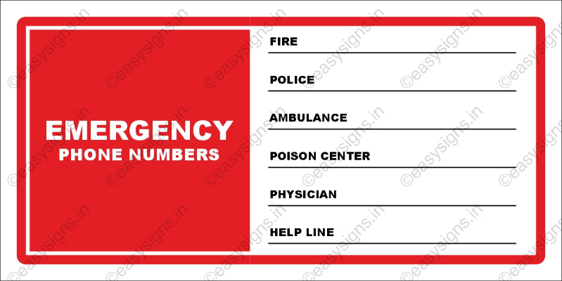 Emergency Contact Numbers