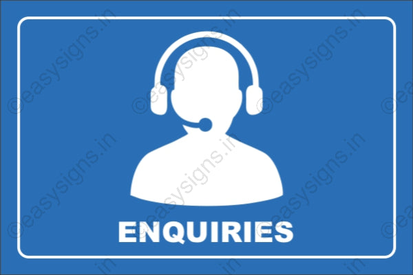 Enquiries