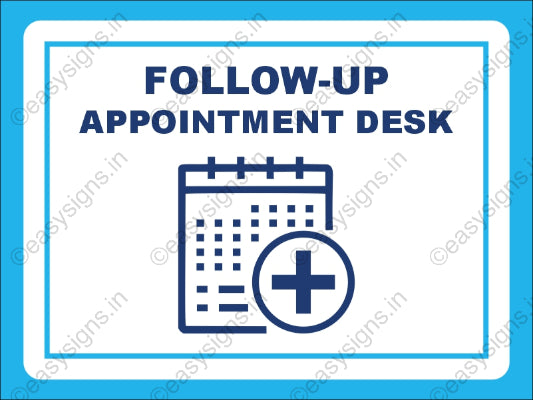 Follow-up Appointment Desk