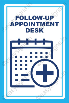 Follow-up Appointment Desk