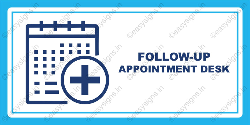 Follow-up Appointment Desk