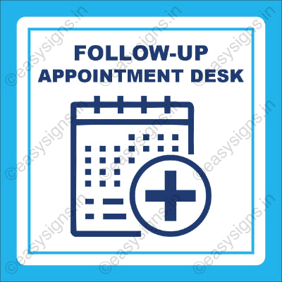 Follow-up Appointment Desk