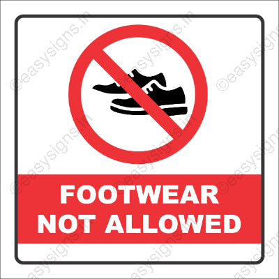Footwear Not Allowed