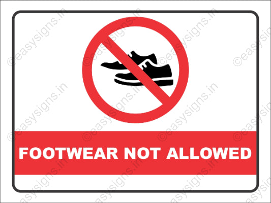 Footwear Not Allowed