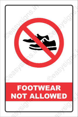Footwear Not Allowed