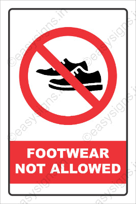 Footwear Not Allowed