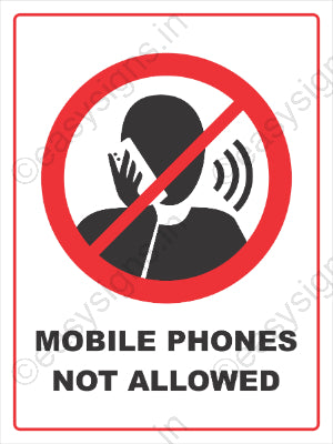 Mobile Phones Not Allowed