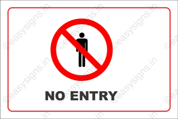 No Entry