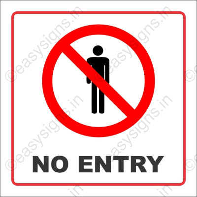 No Entry