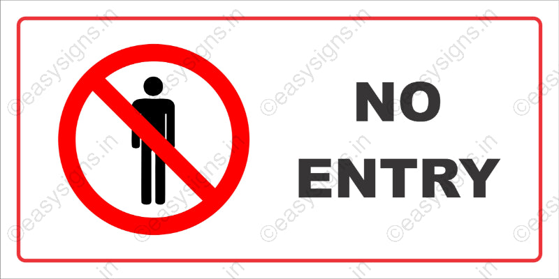 No Entry
