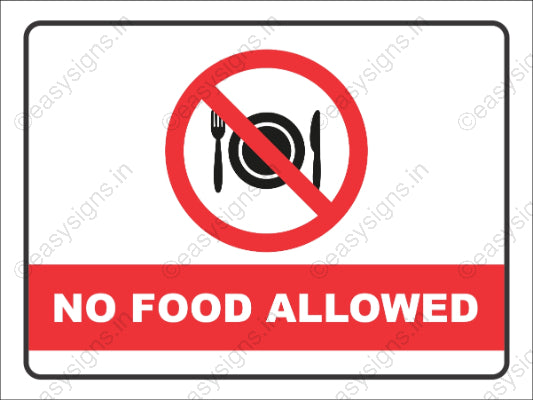 No Food Allowed