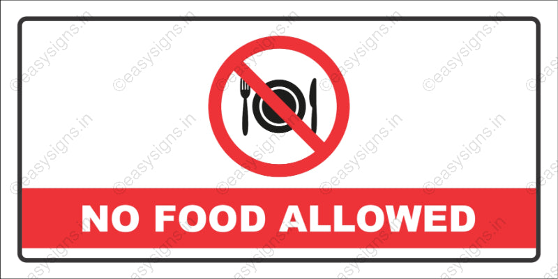 No Food Allowed