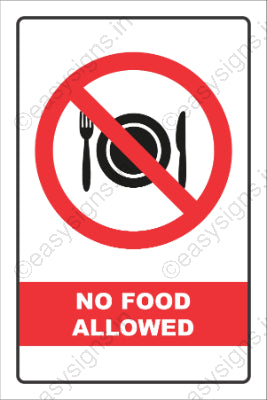 No Food Allowed
