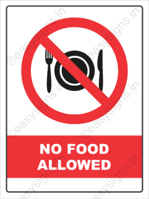 No Food Allowed
