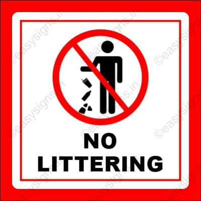 No Littering
